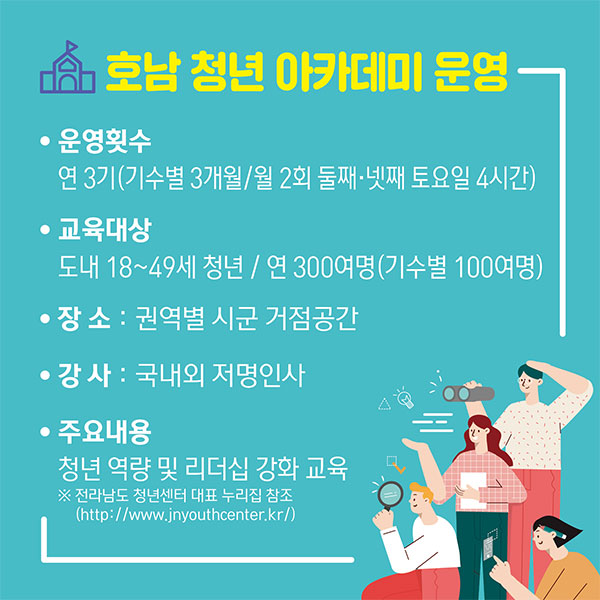 2023년 전남 청년 시책