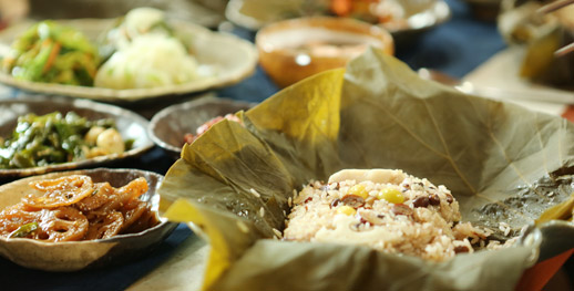 연잎밥상 한상