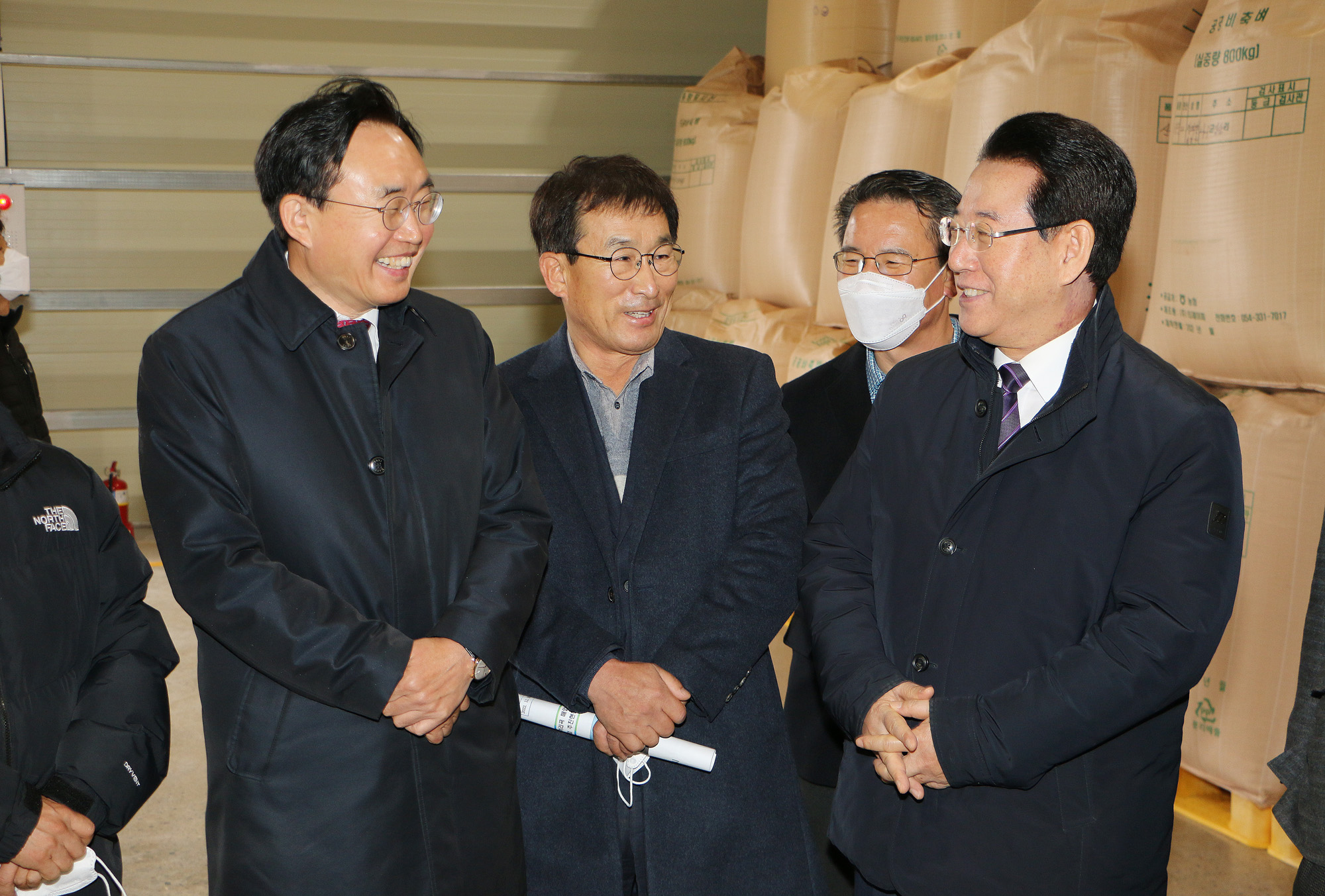 공공비축미 수매 현장 김영록 전남도지사 방문