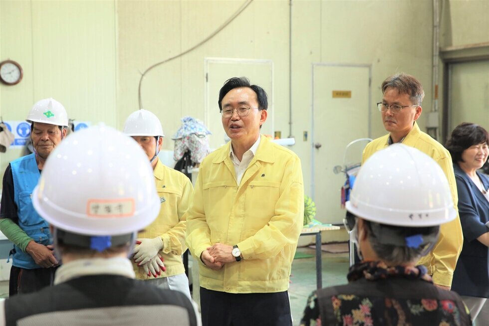 나주시, 폭염 대응 재활용선별장 근로 환경 집중 점검