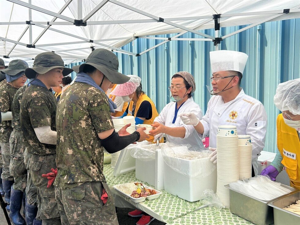 나주시, 집중호우 피해 현장에 따뜻한 한 끼 전달