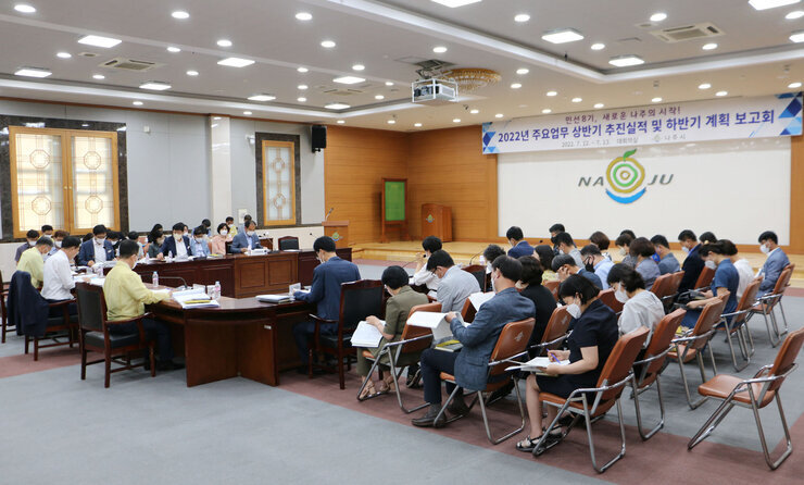 미래전략산업국 주요업무 상반기 실적 & 하반기 계획 보고회