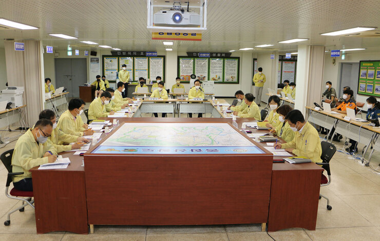 을지연습 최초 상황 보고회