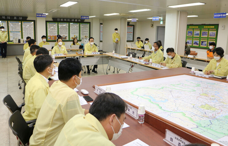 을지연습 최초 상황 보고회