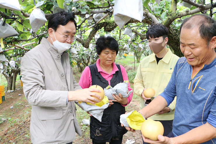 태풍 힌남노 대비 배농가 방문