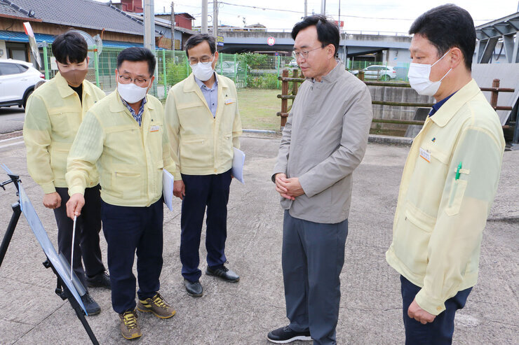 태풍 힌남노 대비 현장 점검