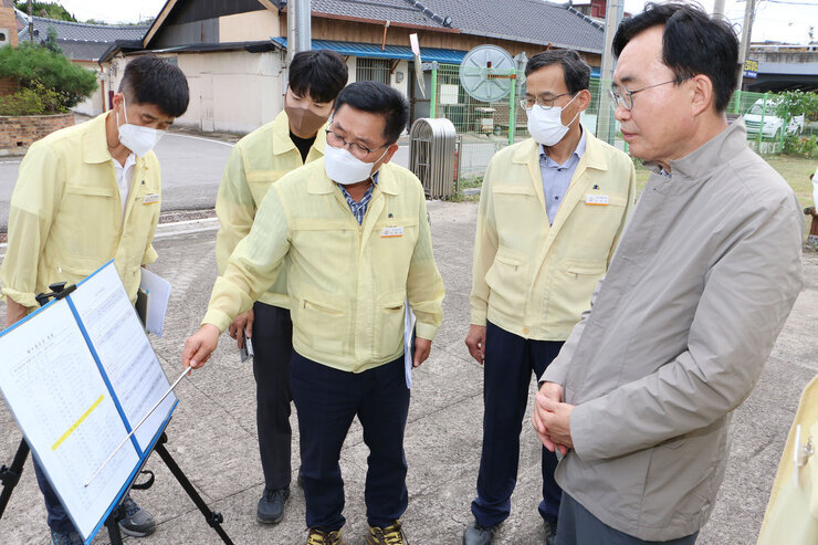 태풍 힌남노 대비 현장 점검