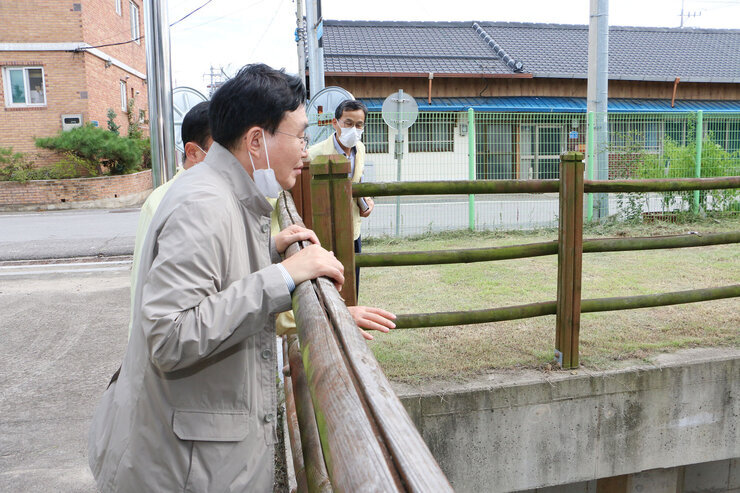 태풍 힌남노 대비 현장 점검