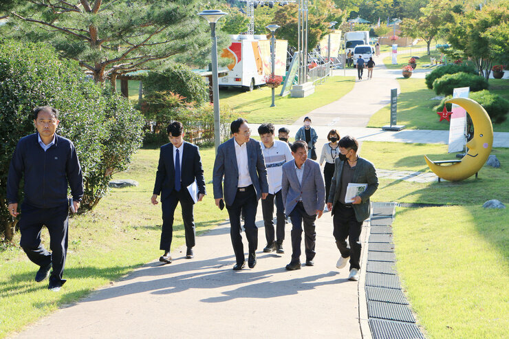 마한문화제 준비사항 현장점검