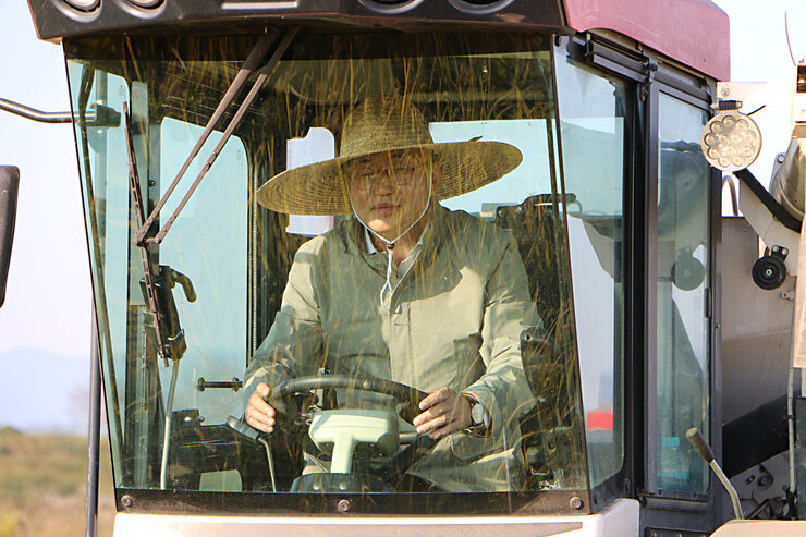 수확철맞이 벼농가 현장 방문