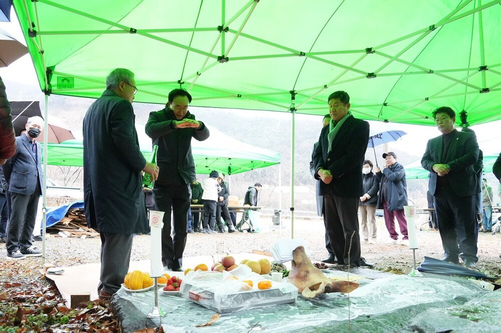 나주시, 백룡산에 울린 기원의 마음…정월대보름 산신제 개최