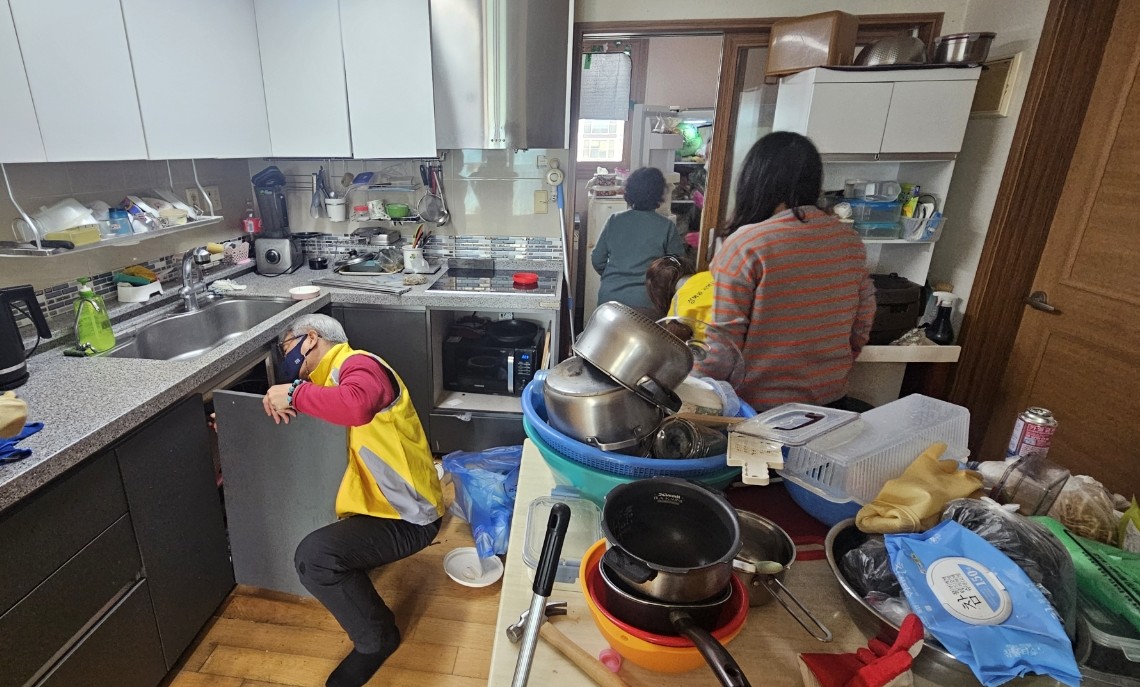 나주시 성북동, 독거 어르신 주거환경 개선 봉사활동