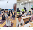 요가교실 수업, 한글교실 수업