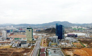 2014년 11월 17일에 촬영한 혁신도시 전경