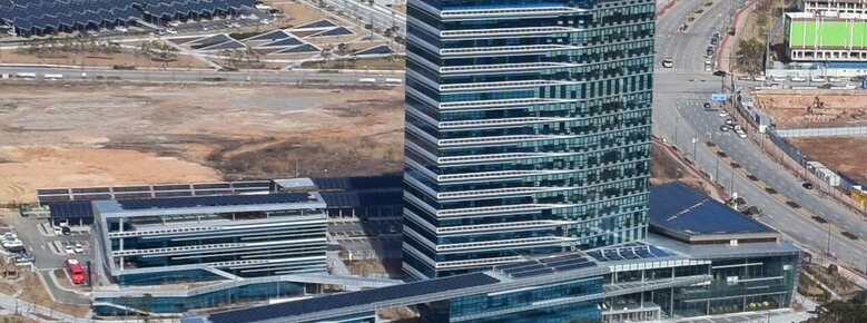 한전 KDN 건물의 전경