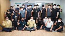 위생매립장, 미화요원대기실 현장방문