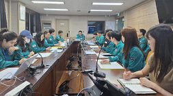 호우 대처 상황판단 점검 회의재난상황실에서 나주시장 주재로 회의를 하고 있는 모습 나주시장이 대처 방안에 대해 말을 하고 잇는 모습