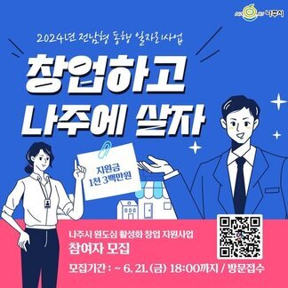 나주 원도심 활성화 창업 지원사업 참여자