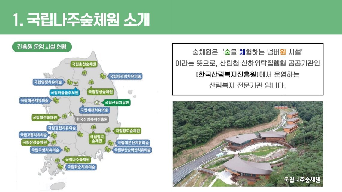 나주숲체원 전경