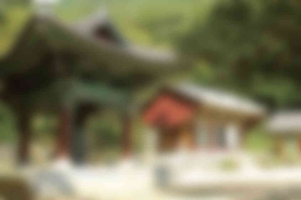 다보사 대웅전 건물 전면