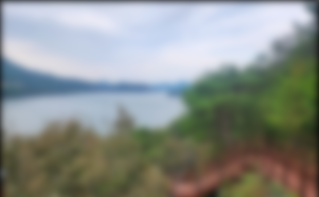 나주호 둘레길을 멀리서 찍은 사진 나주호 둘레길을 멀리서 찍은 사진