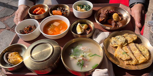 정갈하게 차려진 목사밥상 한상차림