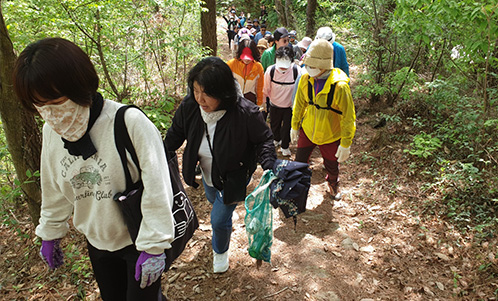 환경운동 병풍산플로깅