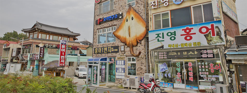 Yeongsanpo Hongeo (Fermented Skate) Street