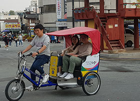 전동인력거 운영(따따부따 인력거 투어)
