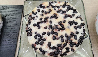 검은콩 떡케이크