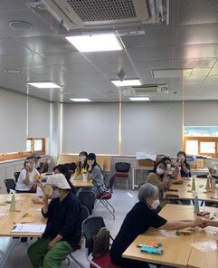 2022년 하반기 프로그램 운영사진-라탄공예로 힐링하기