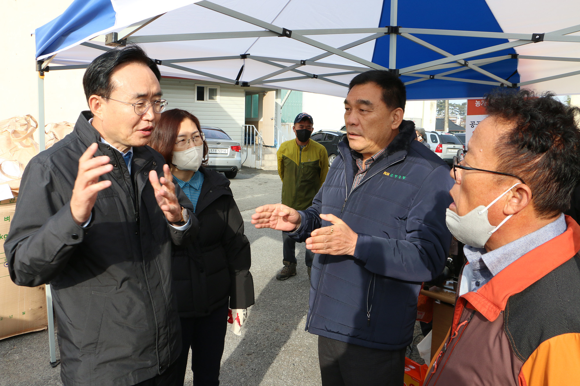 공공비축미 수매현장 (금천면)