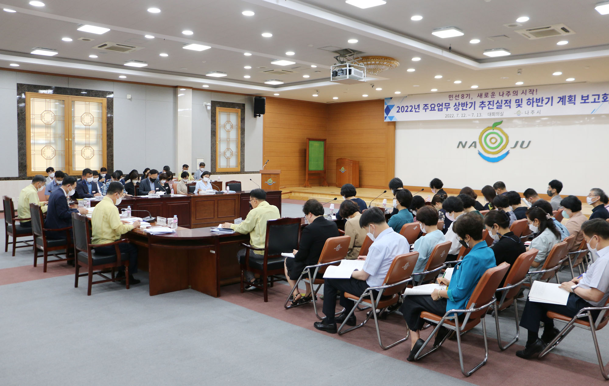 총무국 주요업무 상반기 실적 & 하반기 계획 보고회