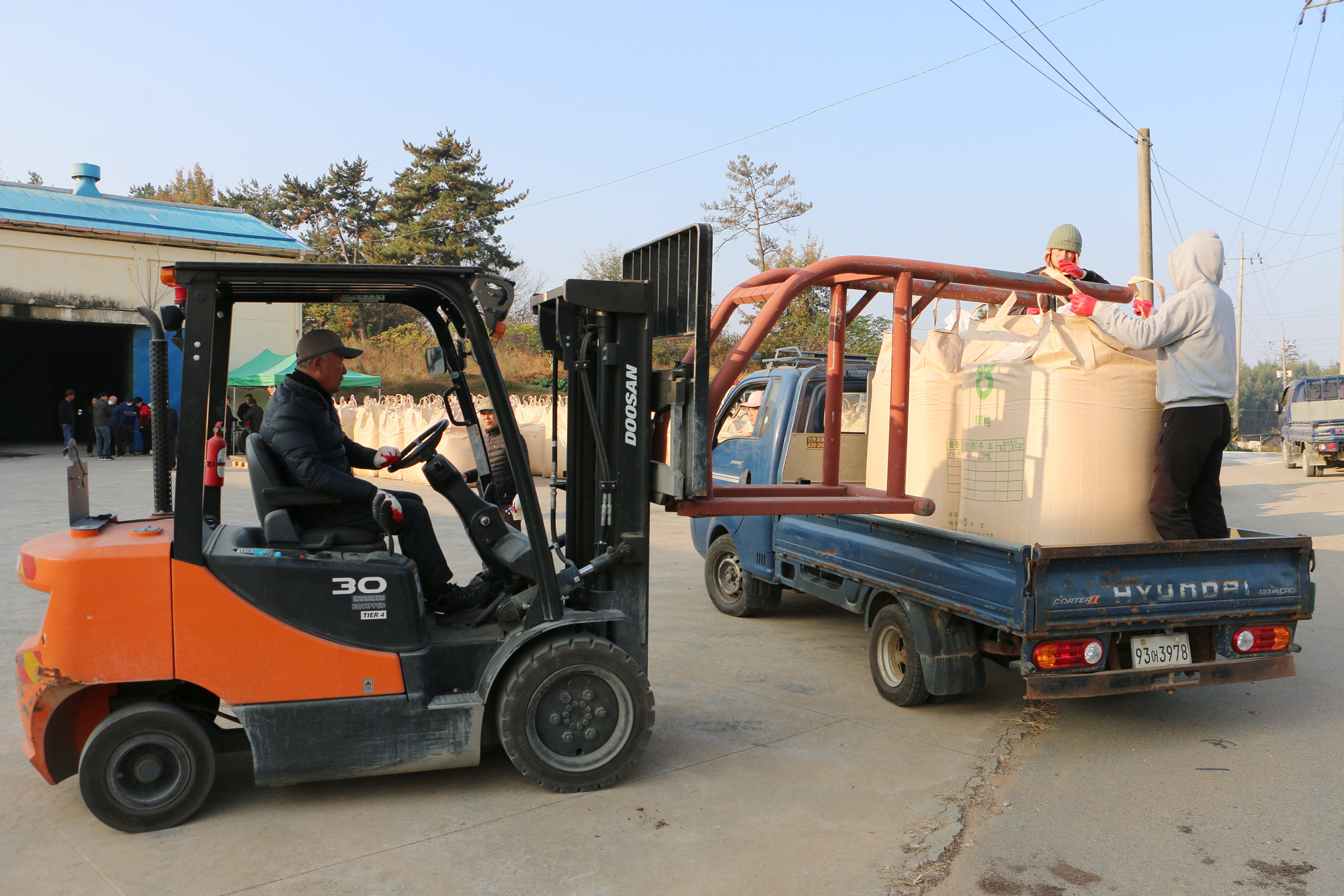 공공비축미 수매현장 방문
