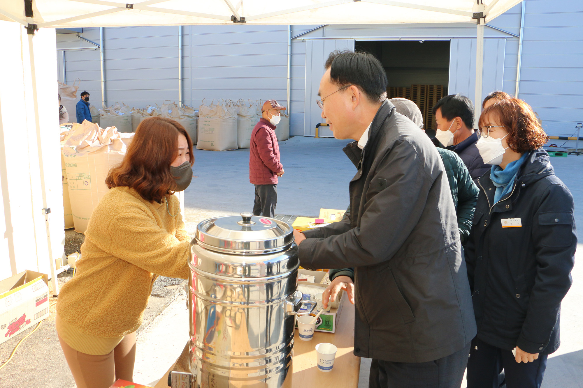 다시면 공공비축미 수매현장 방문
