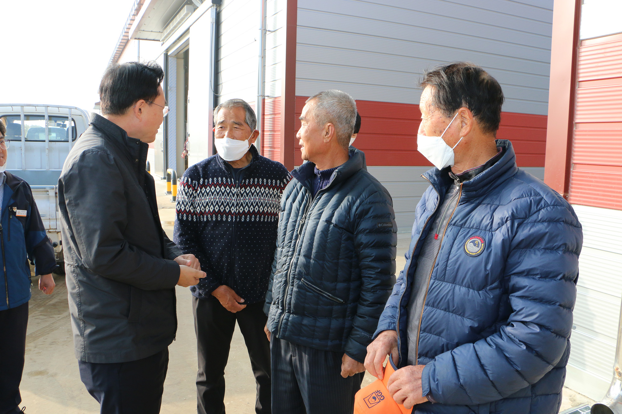 공공비축미 수매현장 방문(동강면