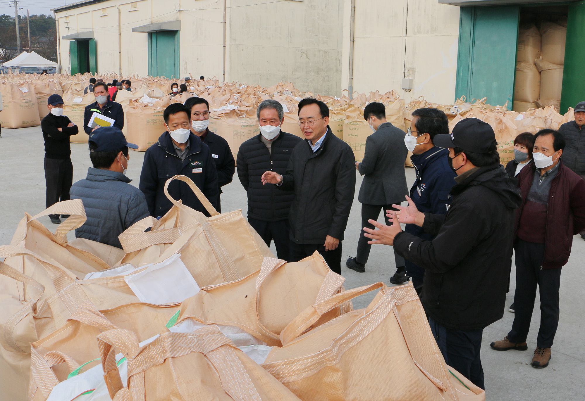 공공비축미 수매현장 방문(문평면)