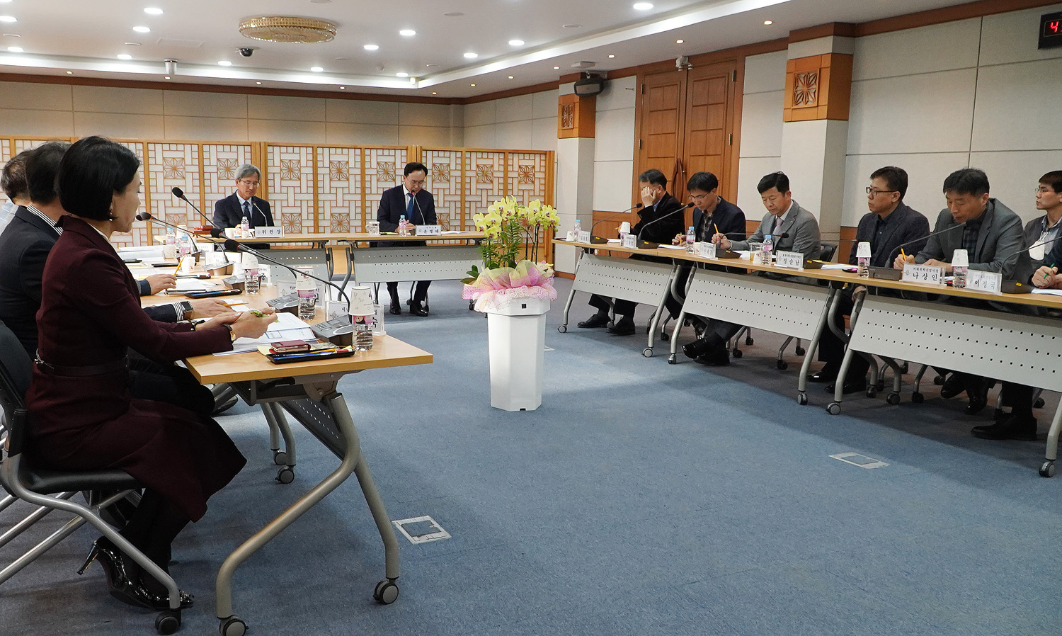 제1회 RE 100 에너지정책 자문위원회 회의모습 전면