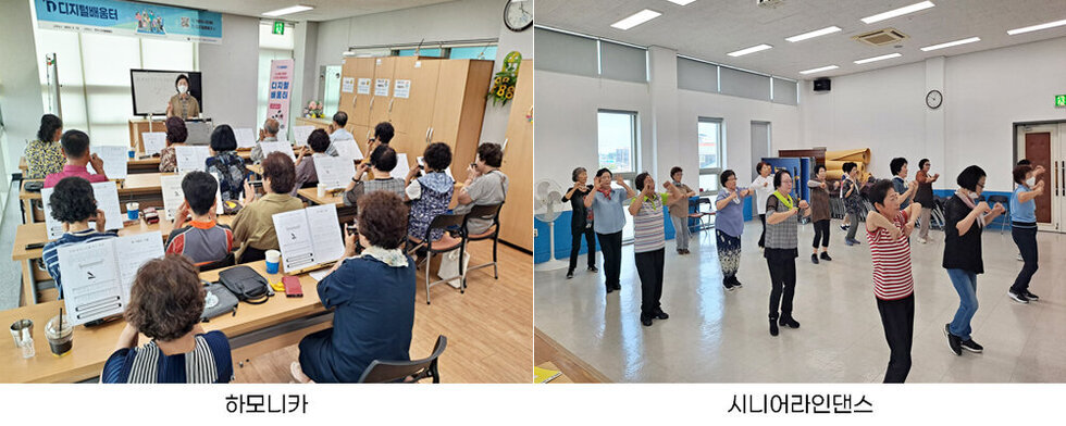 하모니카, 시니어라인댄스