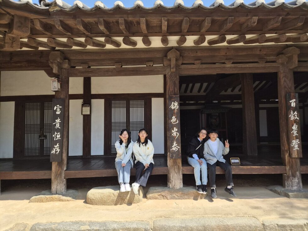 목사내아 가족사진