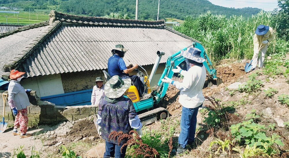 나주 봉황면 지사협, 침수피해 주택 온정 손길