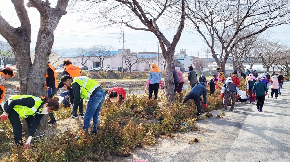 나주 다시면, 제78회 식목일 기념 나무심기 구슬땀