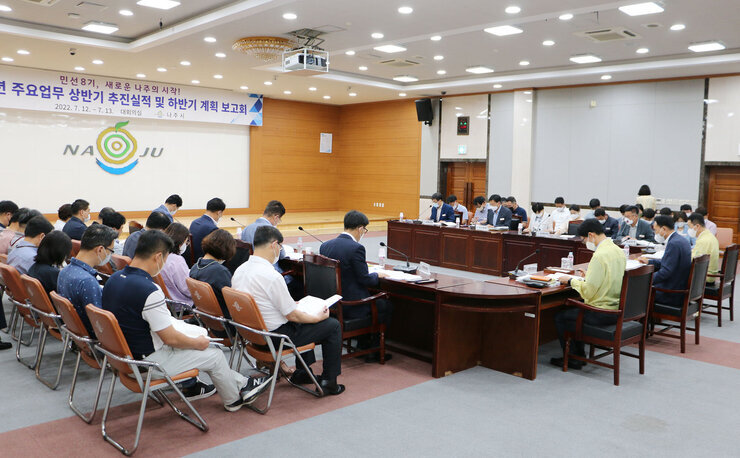 안전도시건설국 주요업무 상반기 실적 & 하반기 계획 보고회