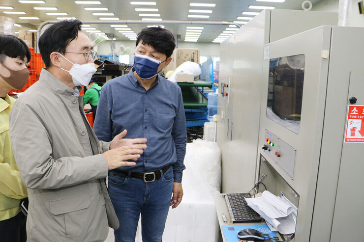 추석 명절 배선과장 방문