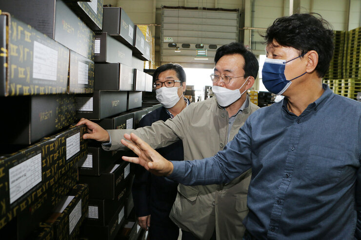 추석 명절 배선과장 방문