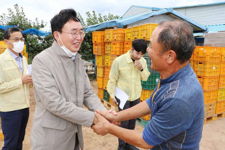 태풍 힌남노 대비 배농가 방문