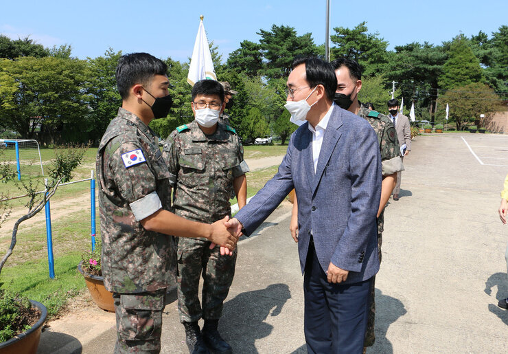 추석맞이 군부대 위문