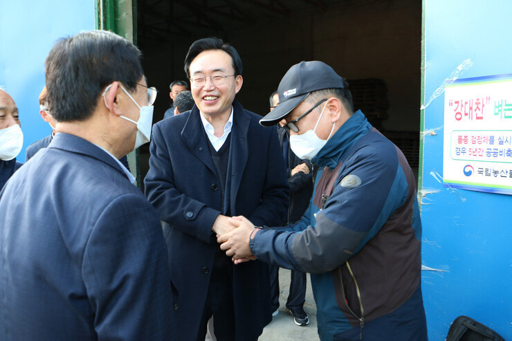 공공비축미 수매현장 방문