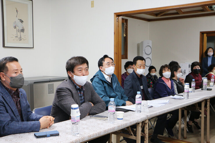 시장과 함께하는 야죽마을 좌담회