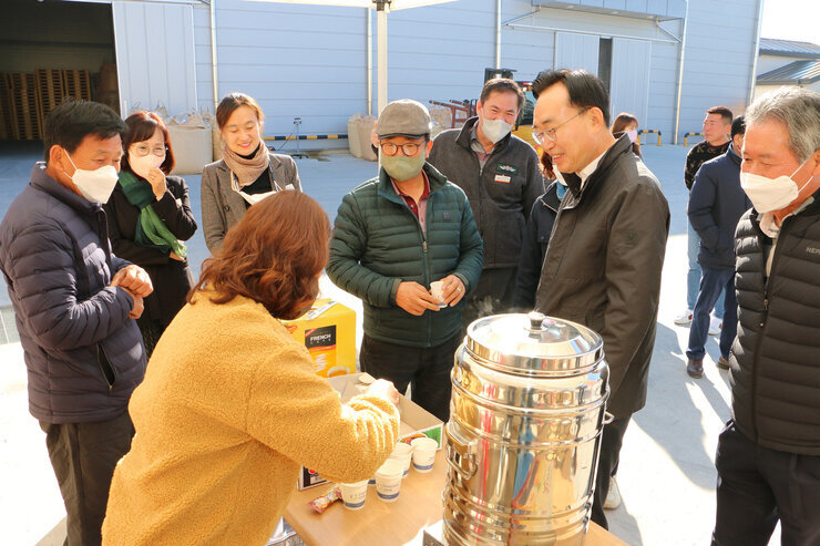 다시면 공공비축미 수매현장 방문